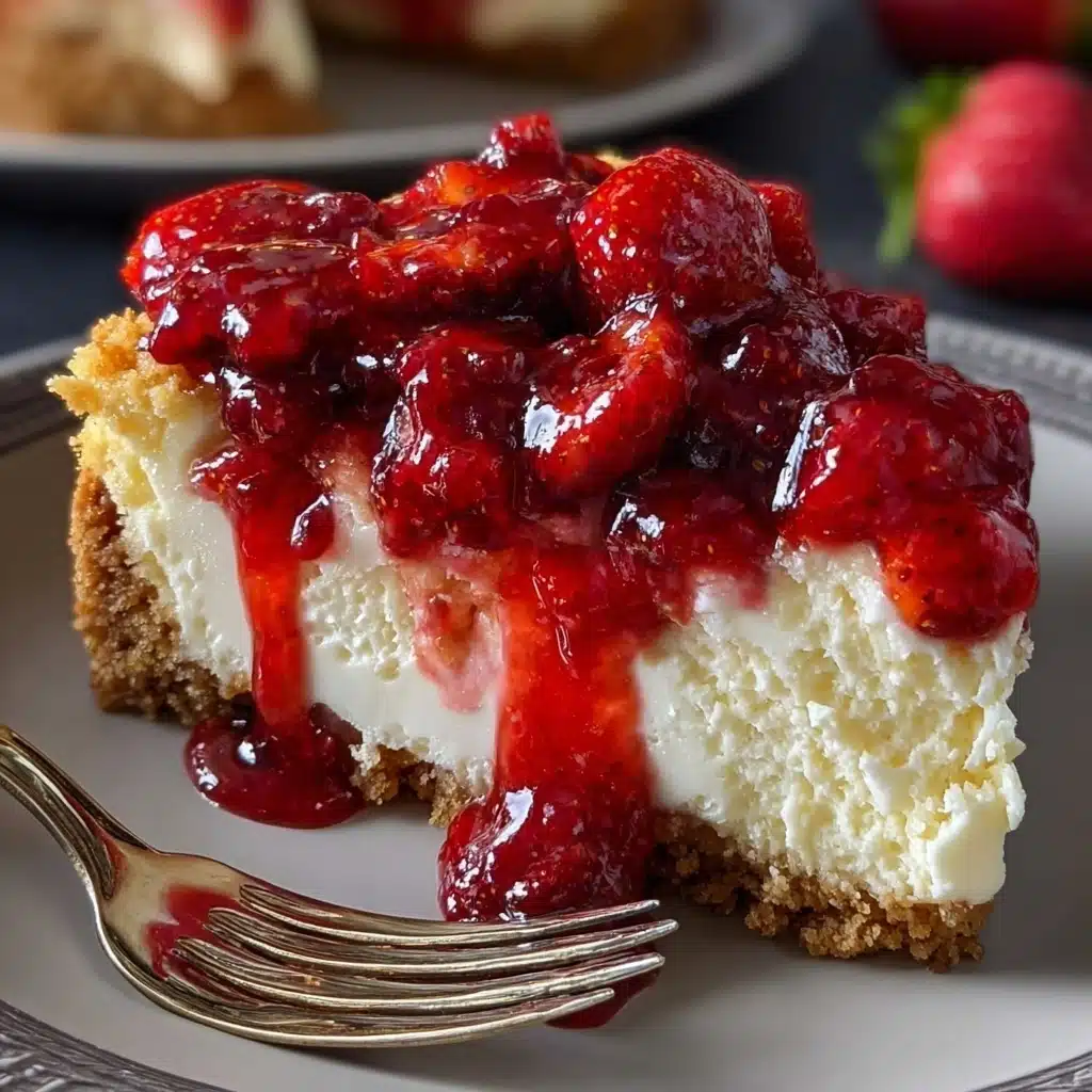 Easy Strawberry Cheesecake Dump Cake Recipe - Recipe Image