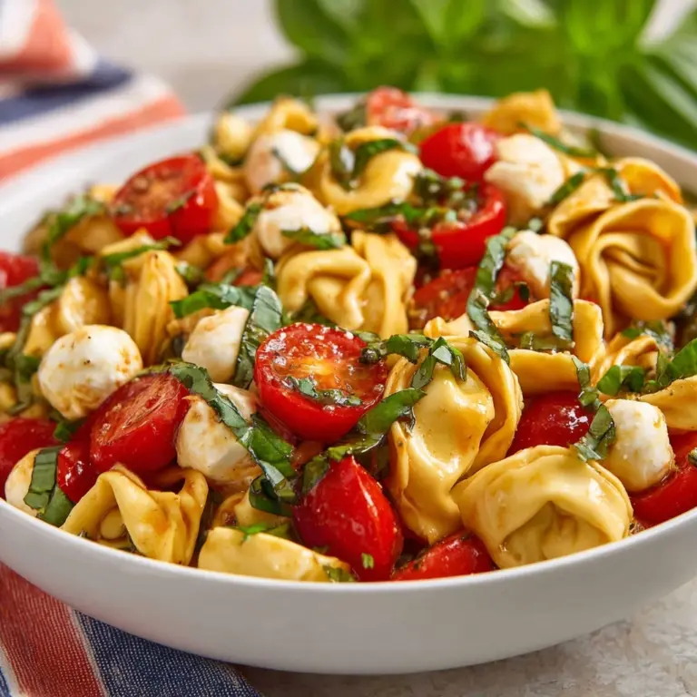 Tortellini Caprese Salad Recipe