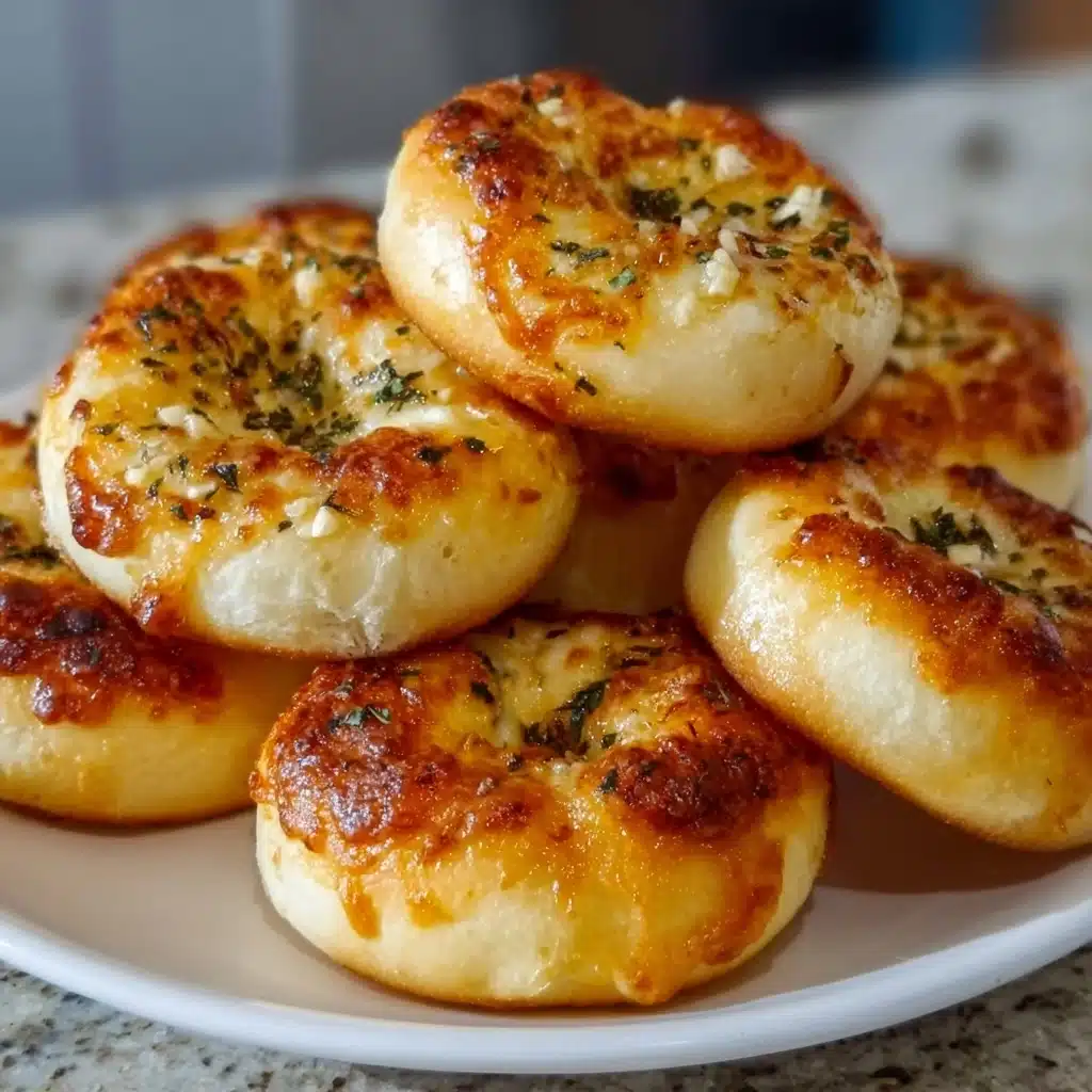 Golden Crust Garlic Rosemary Focaccia Muffins Recipe - Recipe Image