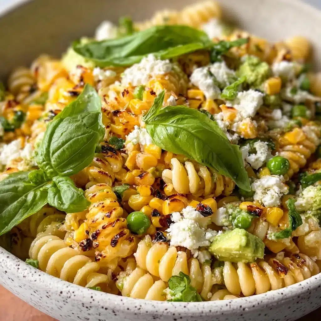 Creamy Street Corn Pasta Salad Recipe - Recipe Image