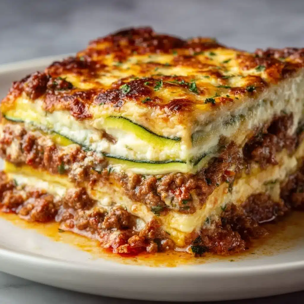 Ground Beef Zucchini Casserole Recipe - Recipe Image