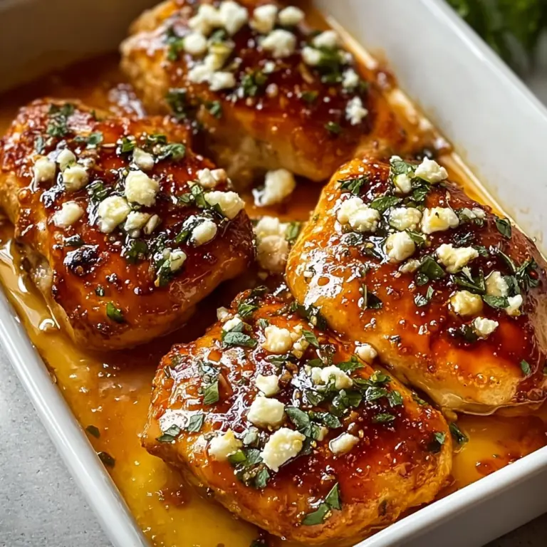 Hot Honey Feta Chicken Recipe
