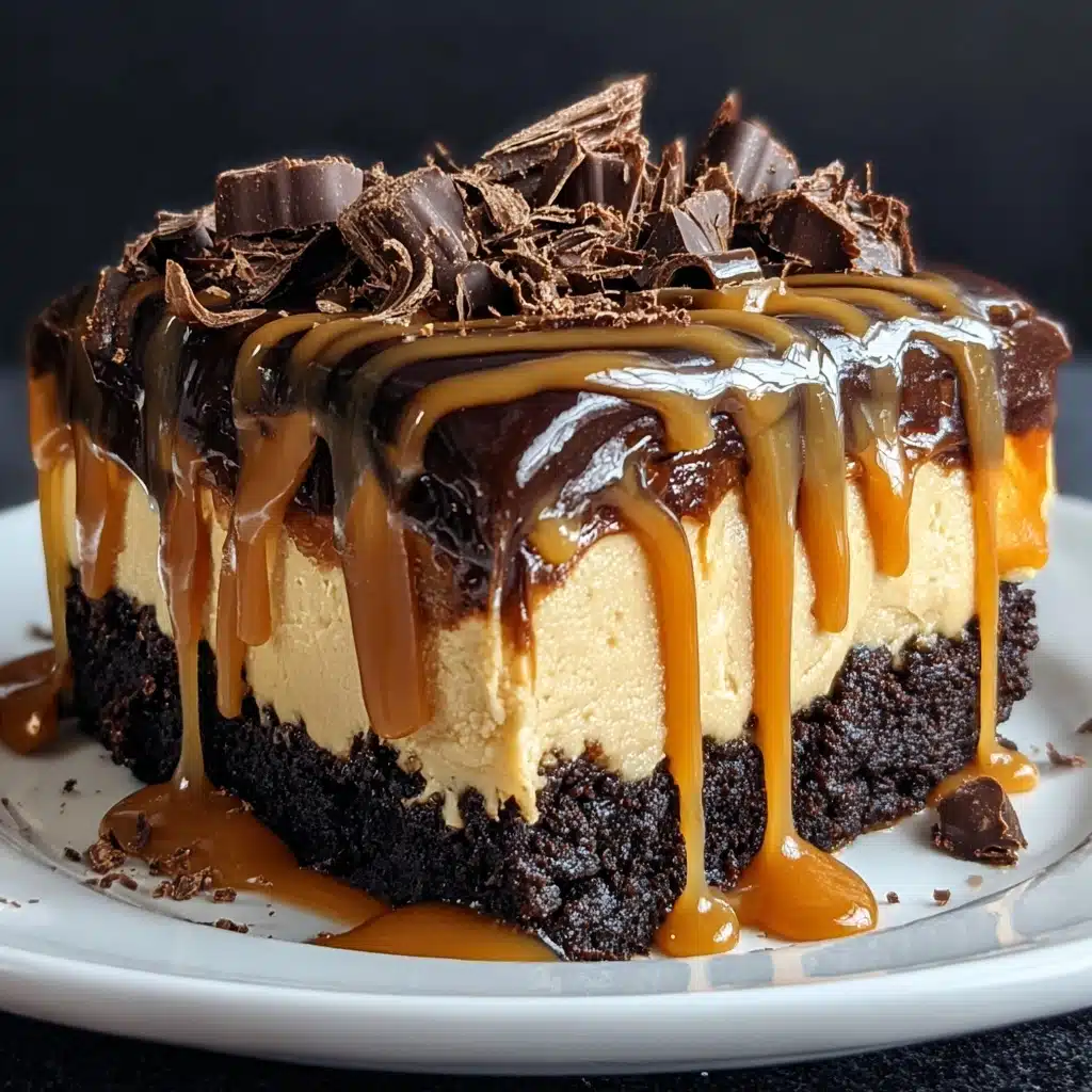 Milky Way Caramel Cheesecake Brownies Recipe - Recipe Image