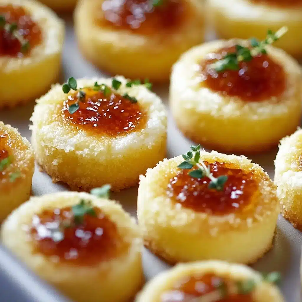 Cheesy Thumbprint Appetizers with Hot Pepper Jelly Recipe - Recipe Image