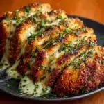 Garlic Parmesan Chicken Meatloaves Recipe
