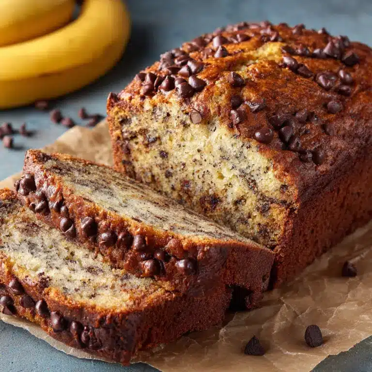 Super Moist Chocolate Chip Banana Bread Recipe