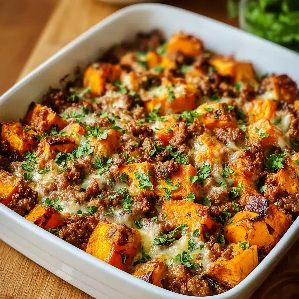 Once everything is cooked through, transfer the mixture to the prepared baking dish and spread it out evenly Recipe - Recipe Image