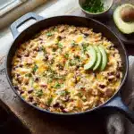 Salsa Verde Chicken & Rice Skillet Recipe