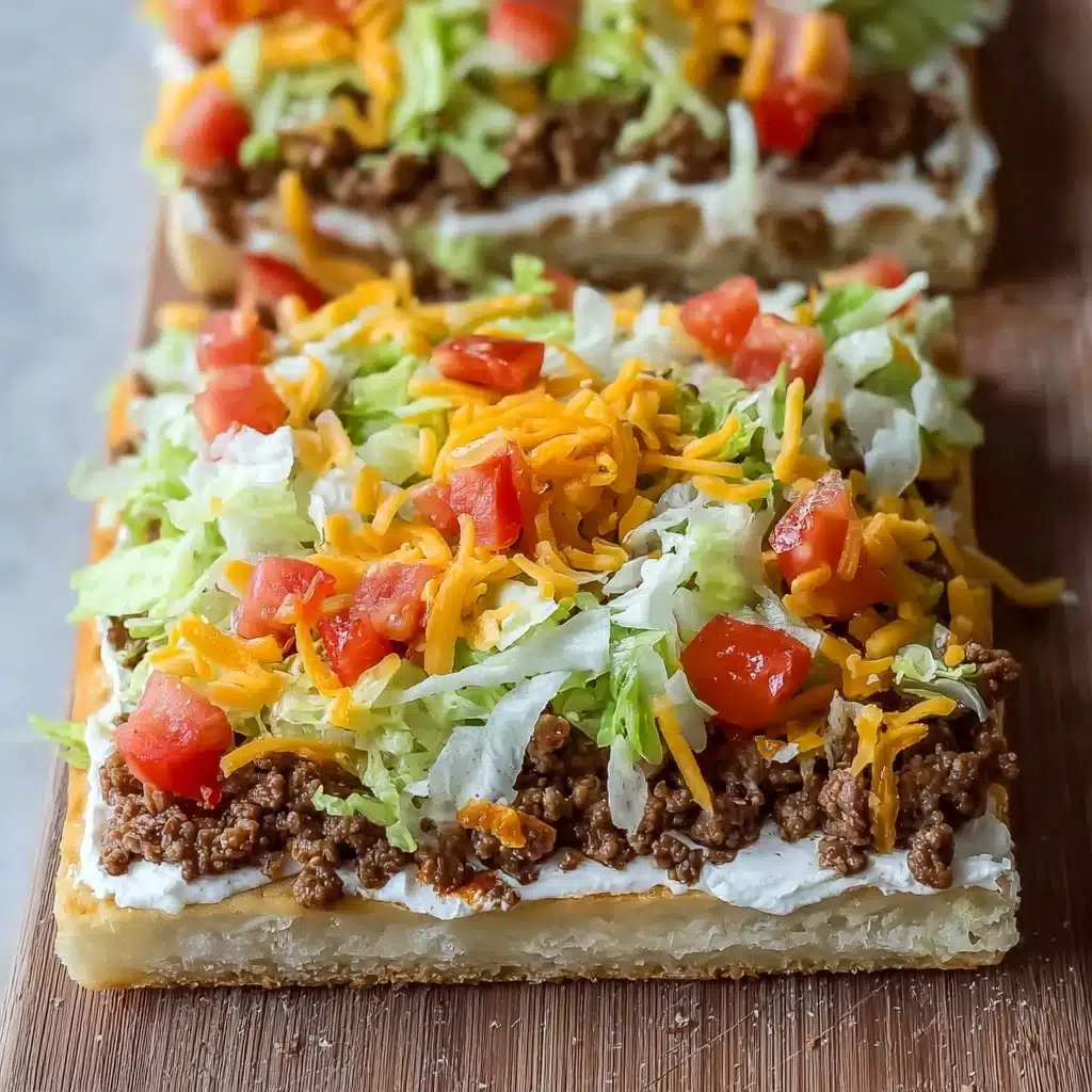 Easy Crescent Roll Taco Pizza Recipe