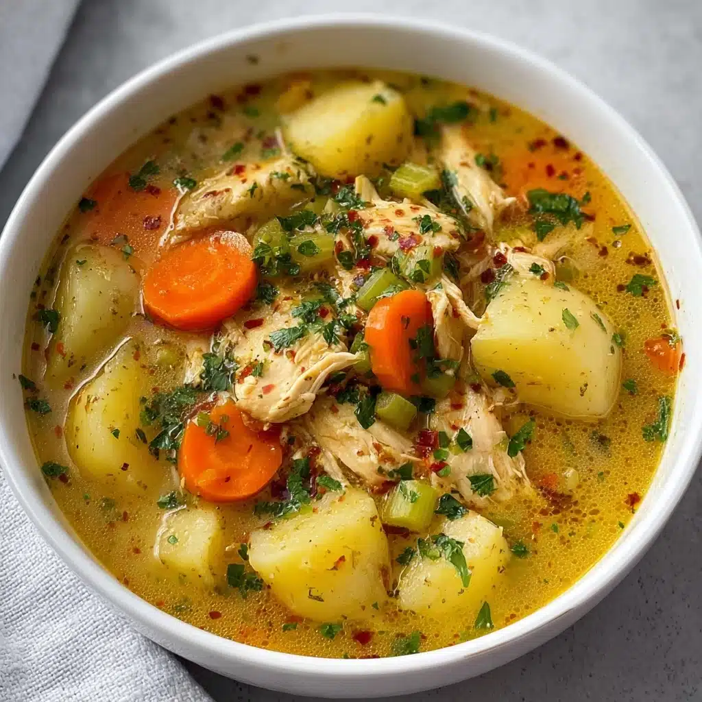 Comforting Chicken Soup with Potatoes Recipe