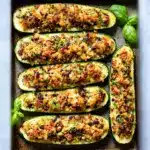 Mediterranean Stuffed Zucchini Recipe