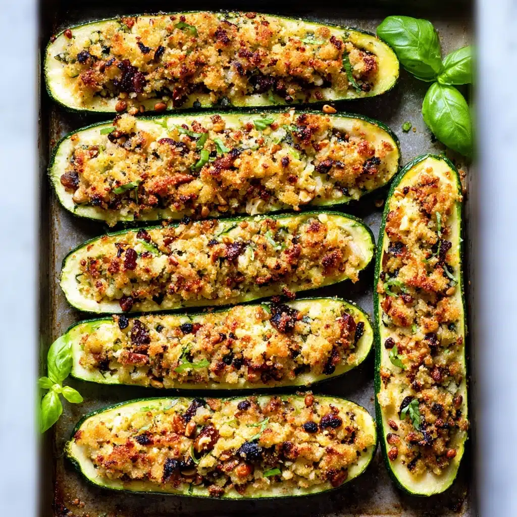 Mediterranean Stuffed Zucchini Recipe
