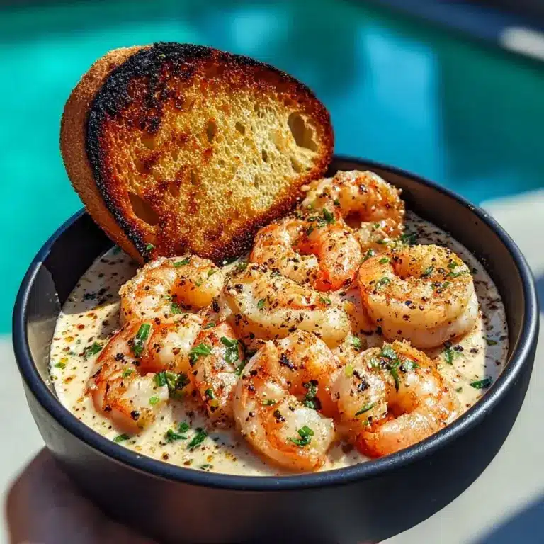 Shrimp Scampi Bowls with Garlic Bread Recipe