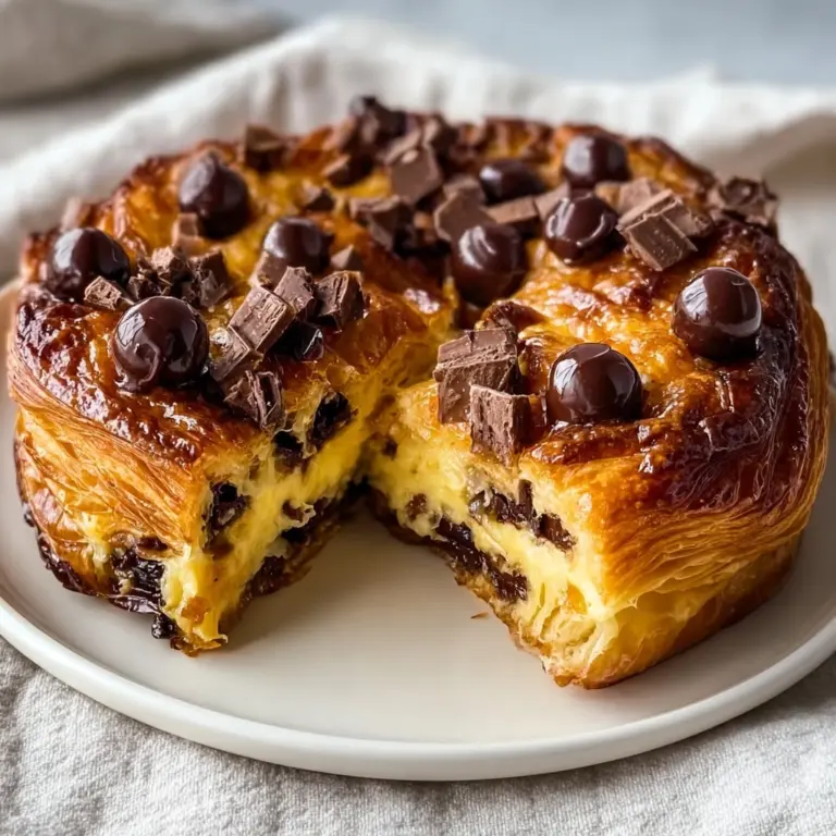 Decadent Chocolate Croissant Breakfast Bake Recipe