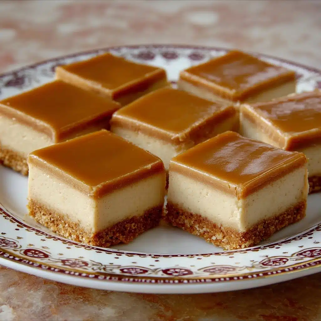 Dulce de Leche Cheesecake Bars Recipe - Recipe Image