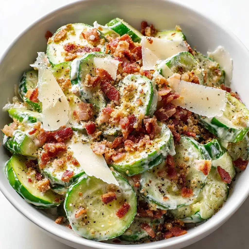 Cucumber Caesar Salad Recipe - Recipe Image