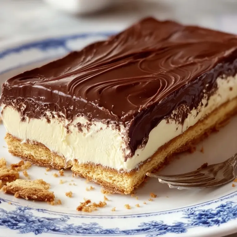 No-Bake Eclair Cake Recipe