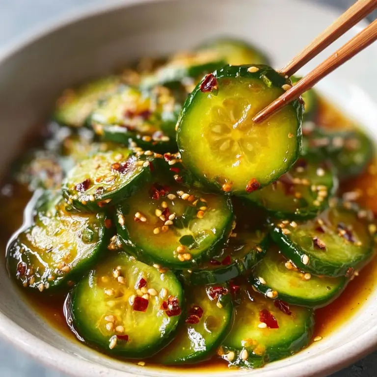 Easy Asian Cucumber Salad Recipe