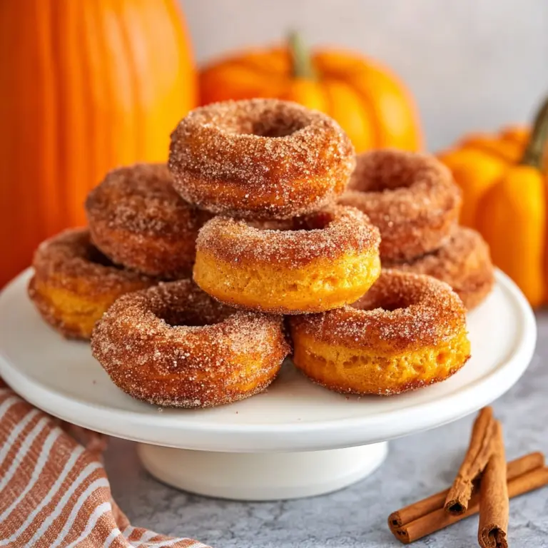 Easy Baked Pumpkin Donuts Recipe