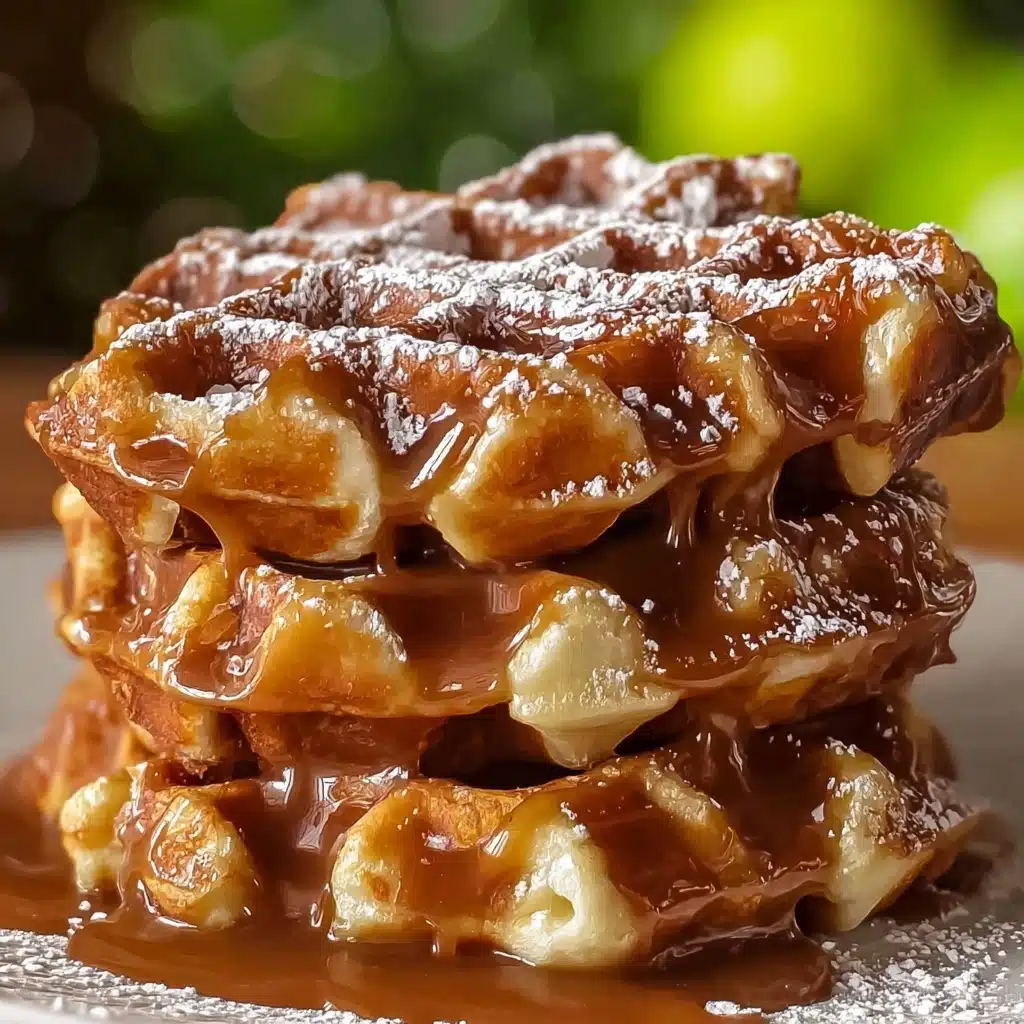 Apple Fritter Waffle Donuts Recipe - Recipe Image