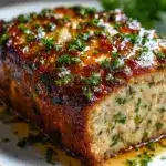 Melt-in-Your-Mouth Garlic Parmesan Chicken Meatloaf Recipe