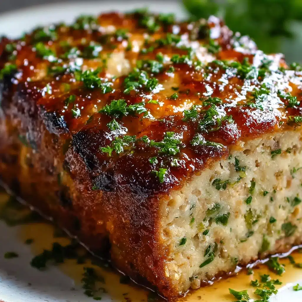 Melt-in-Your-Mouth Garlic Parmesan Chicken Meatloaf Recipe