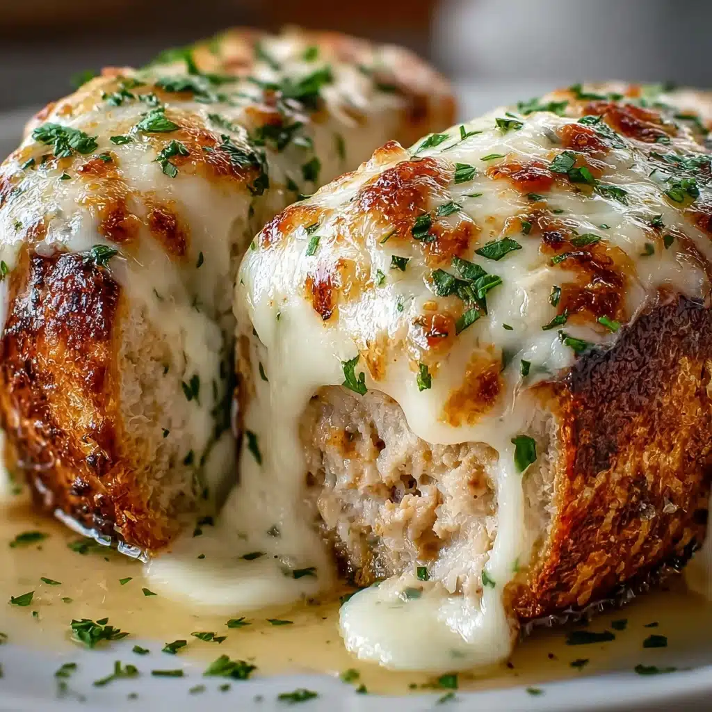 Melt-in-Your-Mouth Garlic Parmesan Chicken Meatloaf Recipe - Recipe Image