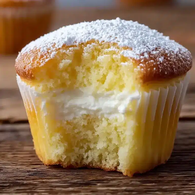 Fluffy Japanese Cotton Cheesecake Cupcakes Recipe