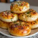 Golden Crust Garlic Rosemary Focaccia Muffins Recipe
