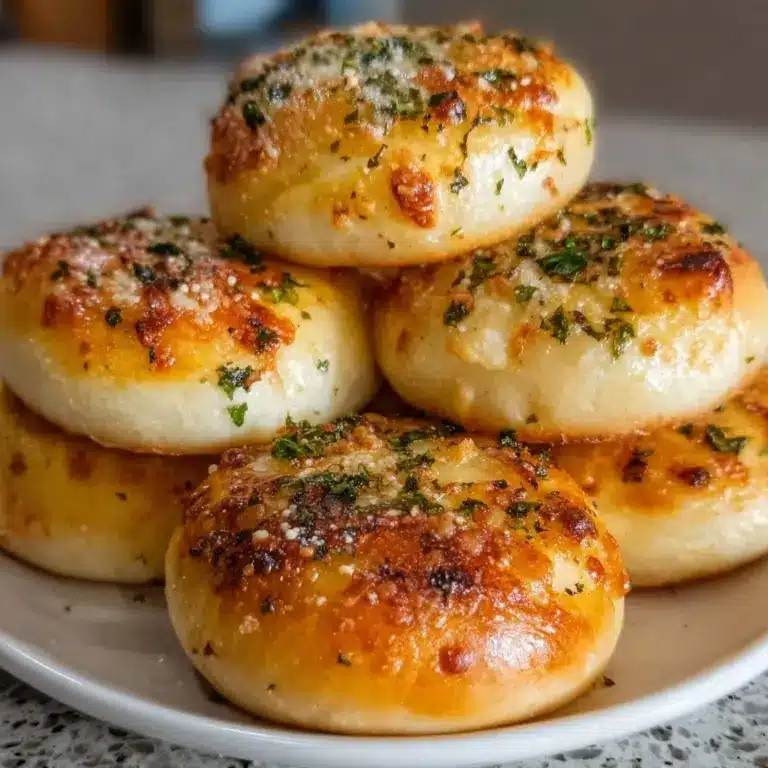 Golden Crust Garlic Rosemary Focaccia Muffins Recipe