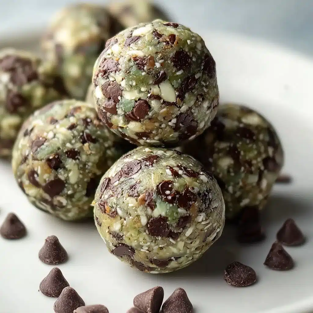Mint Chocolate Chip Protein Balls Recipe - Recipe Image