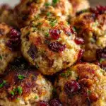 Cranberry Turkey Stuffing Balls Recipe