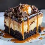 Milky Way Caramel Cheesecake Brownies Recipe