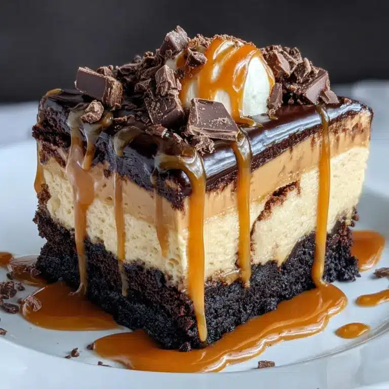 Milky Way Caramel Cheesecake Brownies Recipe