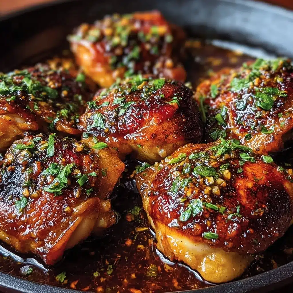 Honey Garlic Chicken Thighs Recipe - Recipe Image