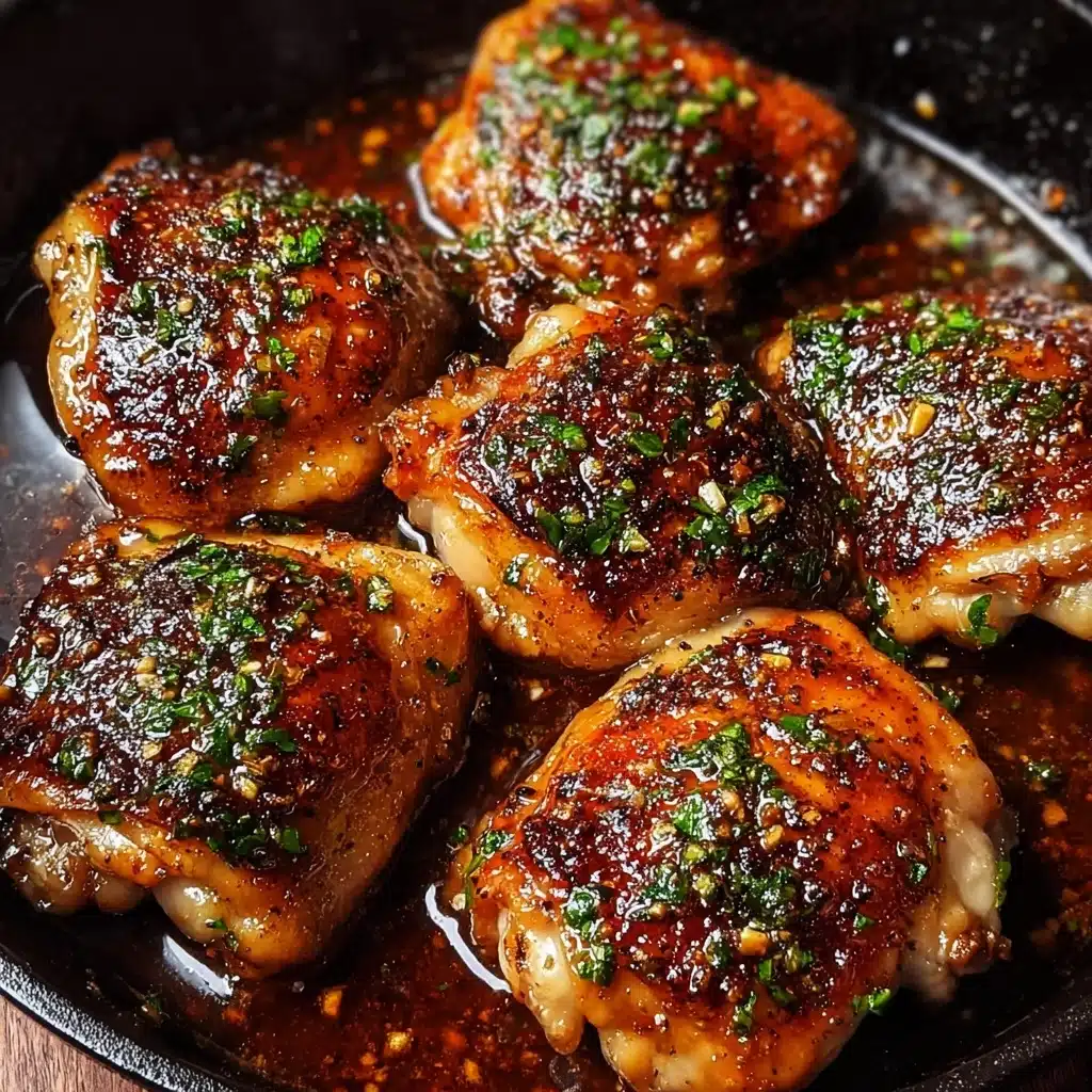 Honey Garlic Chicken Thighs Recipe - Recipe Image