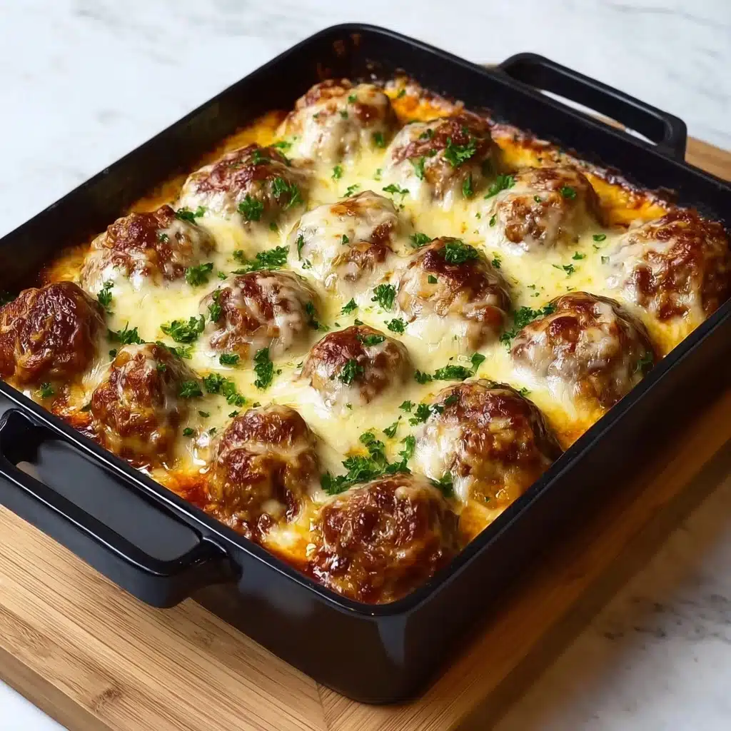 Dump-and-Bake Meatball Casserole Recipe - Recipe Image
