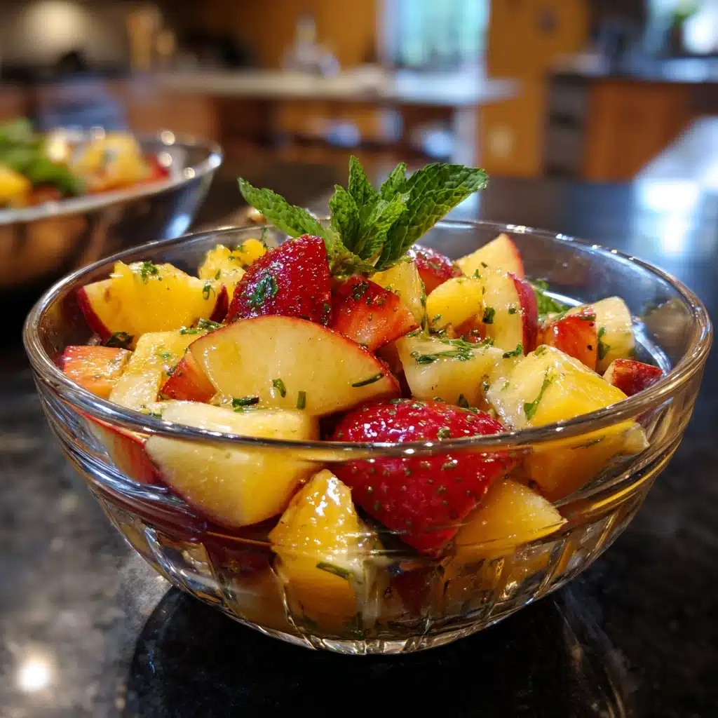 Summer Peach Fruit Salad Recipe - Recipe Image