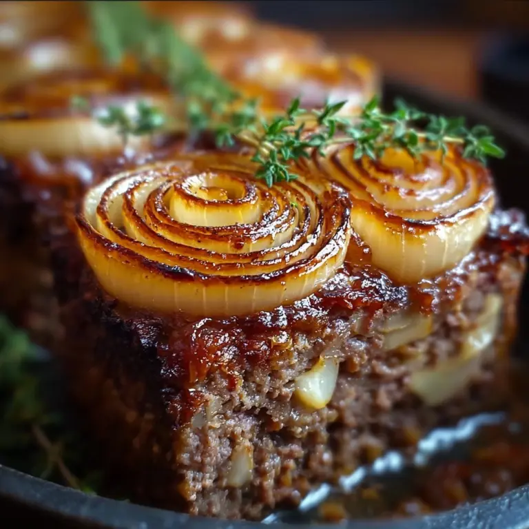 French Onion Meatloaf Recipe