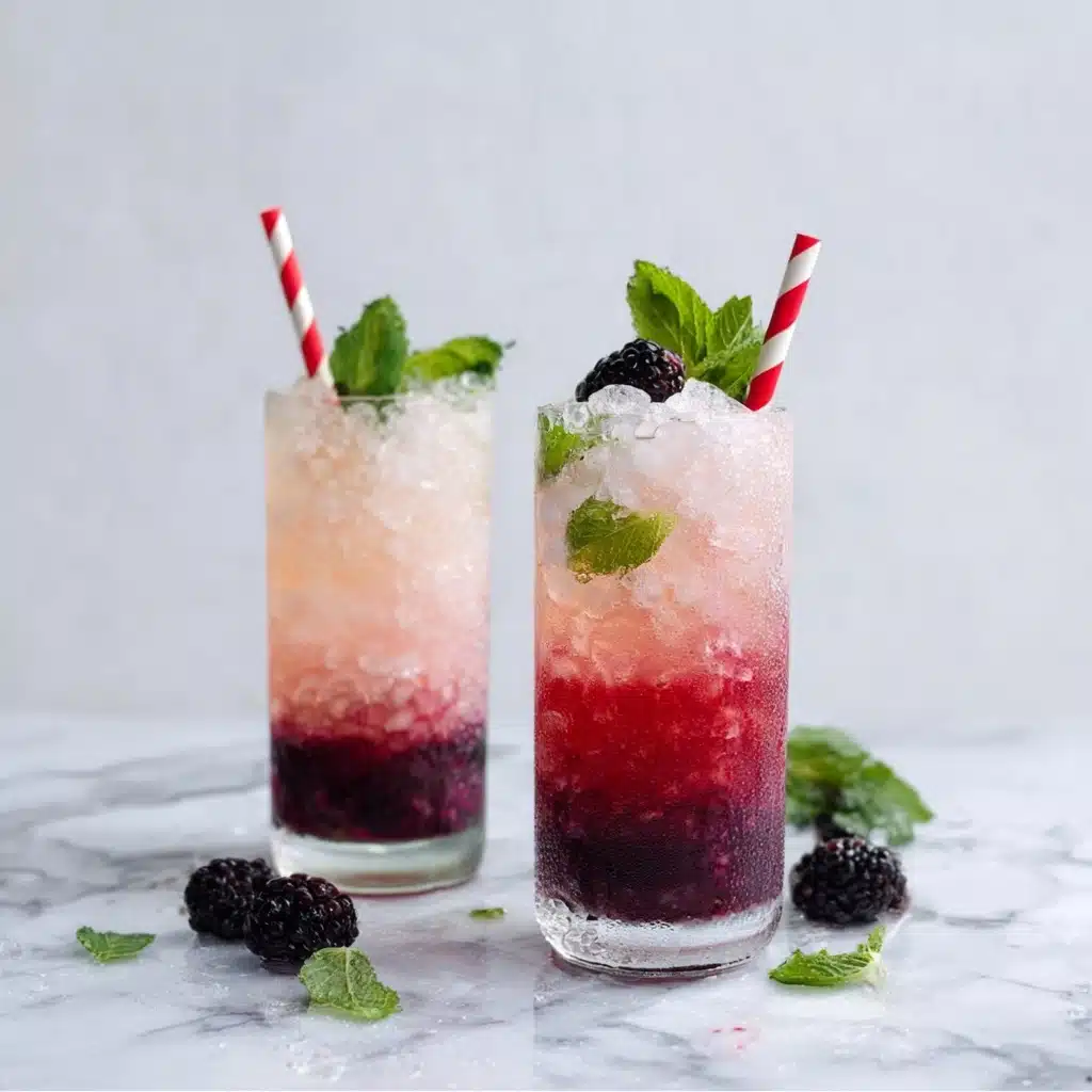 Blackberry Sage Iced Tea Latte Recipe - Recipe Image