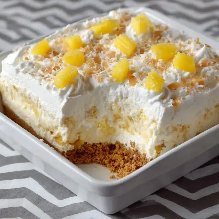 No-Bake Pineapple Cream Dessert Recipe