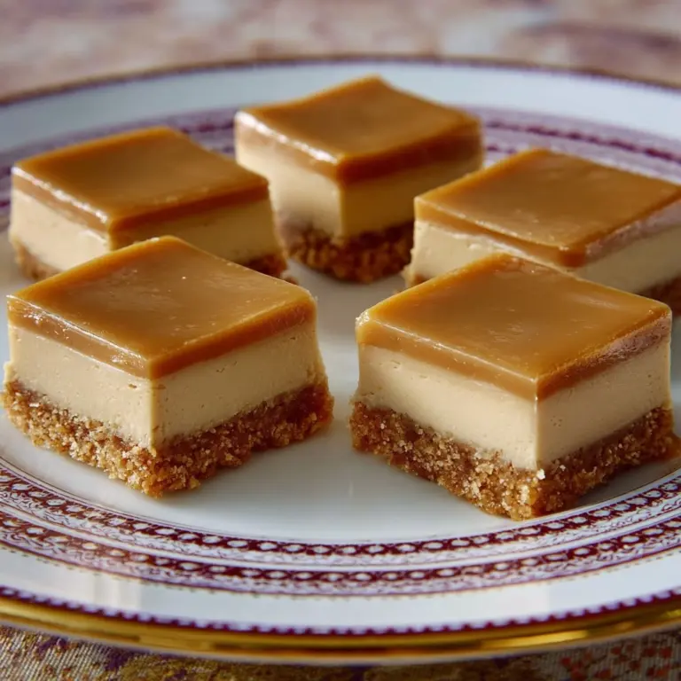 Dulce de Leche Cheesecake Bars Recipe