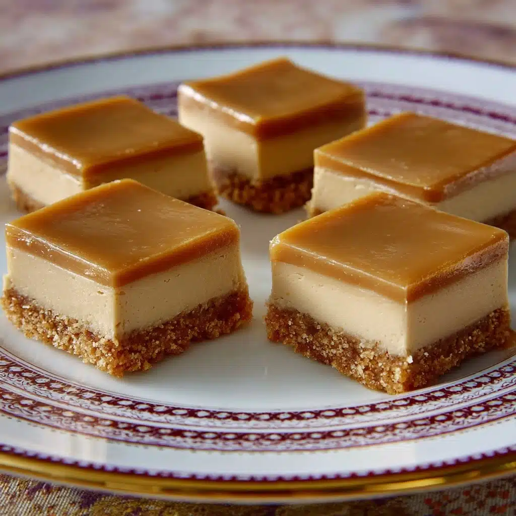 Dulce de Leche Cheesecake Bars Recipe