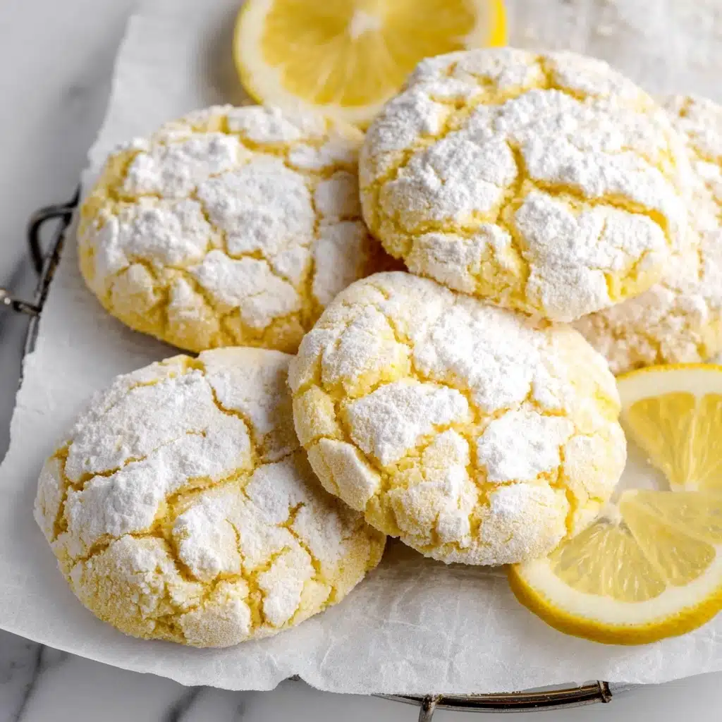 Lemon Crinkle Cookies Recipe - Recipe Image