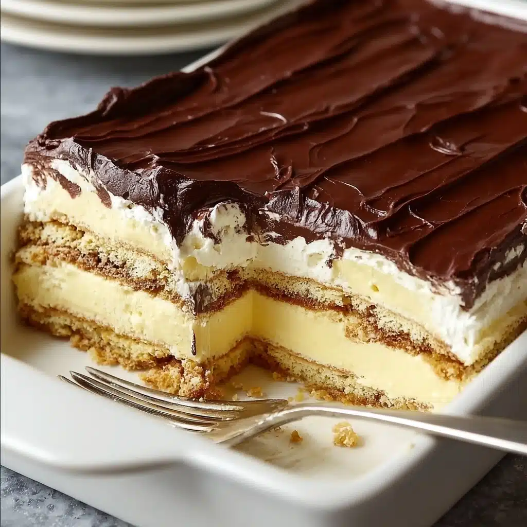 No-Bake Eclair Cake Recipe - Recipe Image