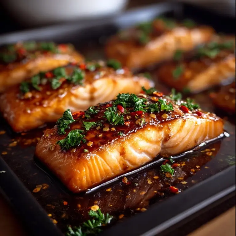 Crispy Honey Garlic Glazed Salmon Recipe