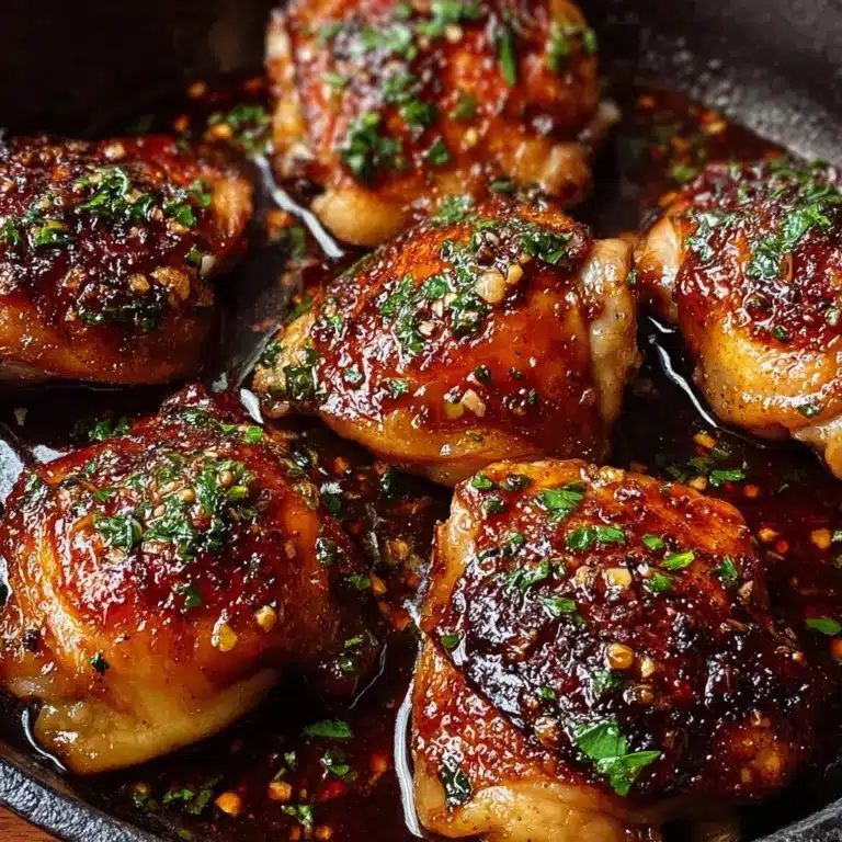 Honey Garlic Chicken ThighsIngredients Recipe