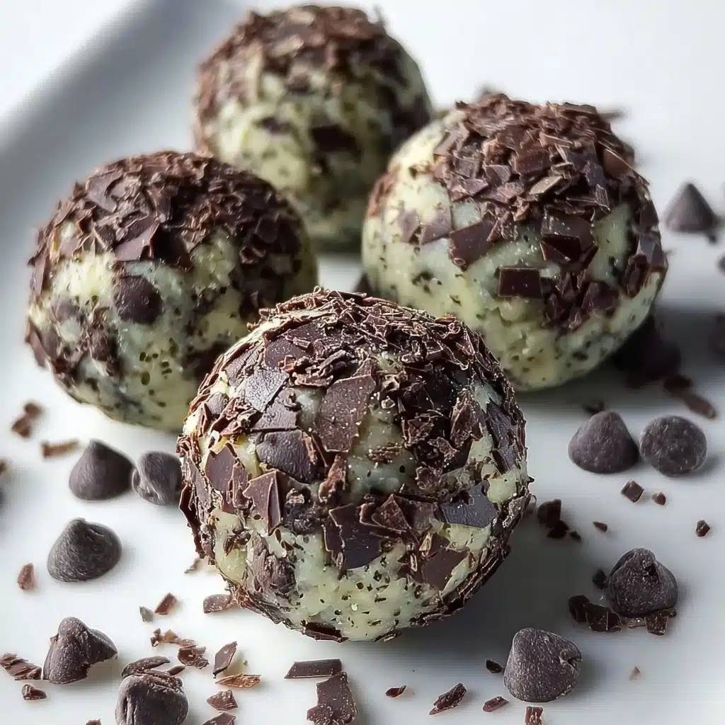 Mint Chocolate Chip Protein Balls Recipe