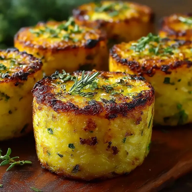 Crispy Parmesan Zucchini Muffins Recipe
