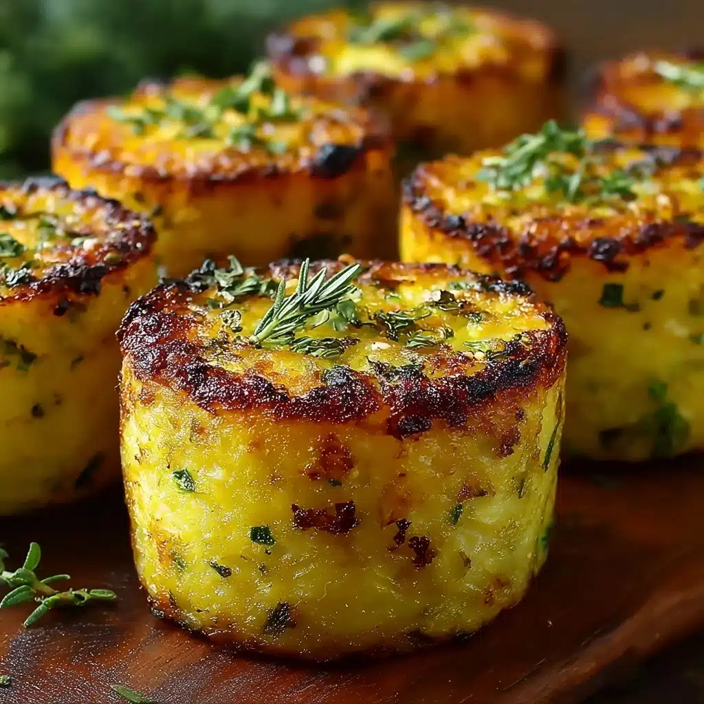 Crispy Parmesan Zucchini Muffins Recipe - Recipe Image